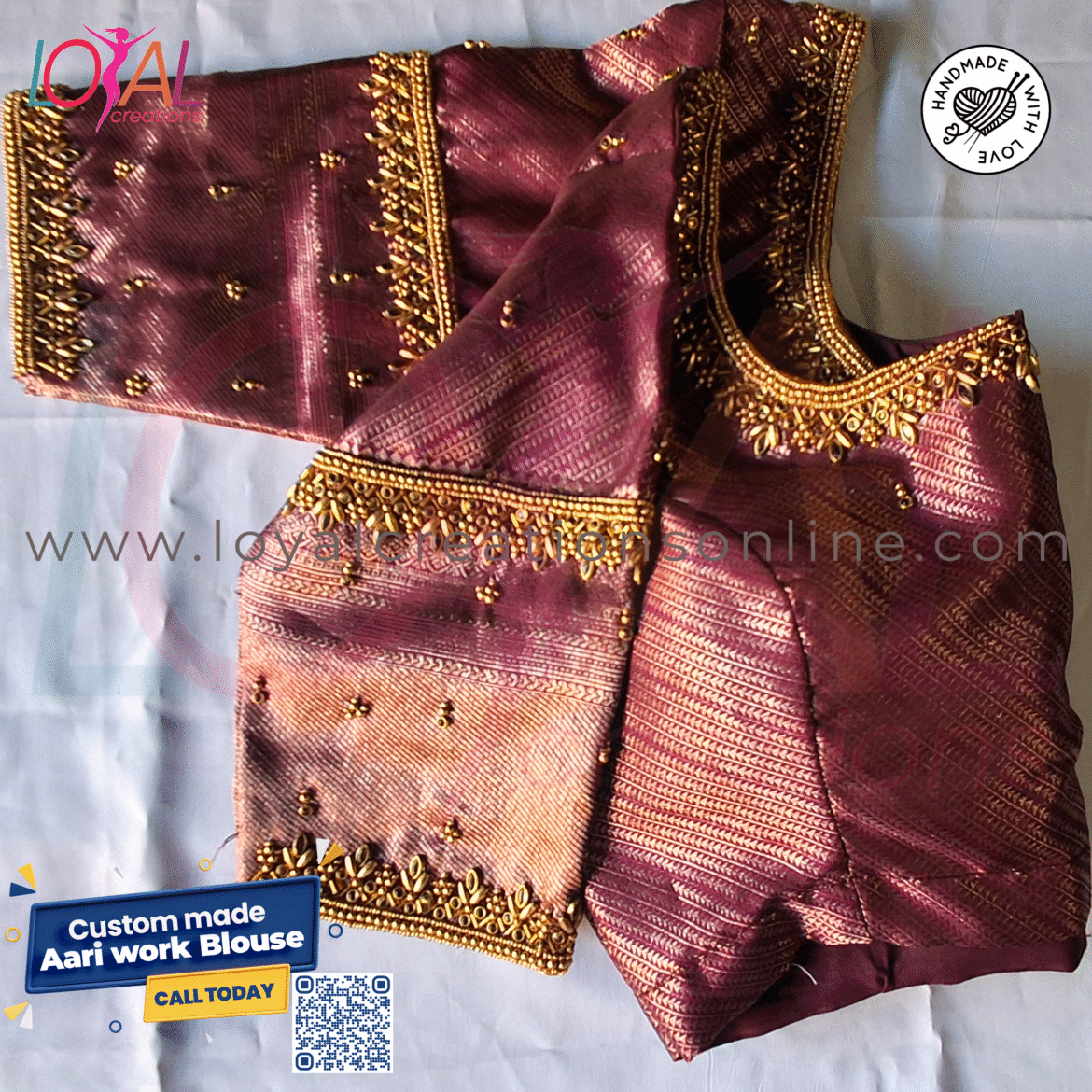 How Aari Work Blouses Are Made: Premium Stitching, Handcrafted Detailing & Nationwide Delivery